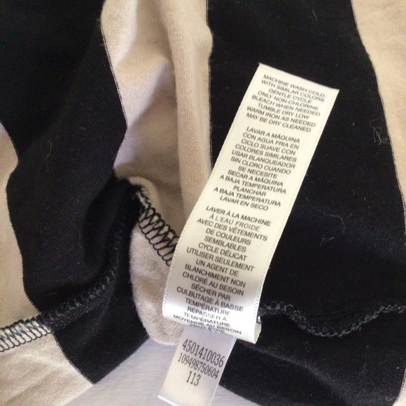 WHITE HOUSE BLACK MARKET STRIPED JERSEY TEE SHIRT SMALL - Picture 12 of 15